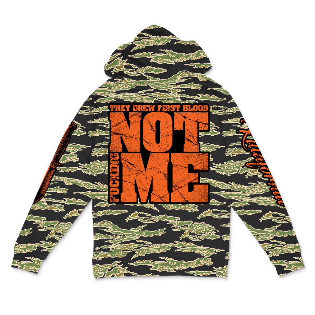 First Fucking Blood Camo Hoodie